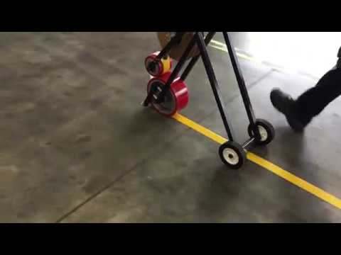Is It Easy To Re-Position Mighty Line Floor Tape? Mighty Line Safety Floor Tape