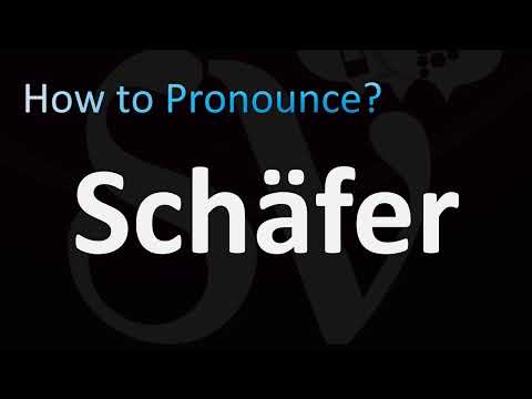 How to Pronounce Schäfer (German Surname)