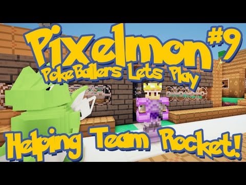 Pixelmon Server Minecraft Pokemon Mod Pokeballers Lets Play! Ep 9 - Helping Team Rocket!