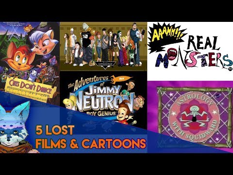 5 Lost Animated Flims and Cartoons