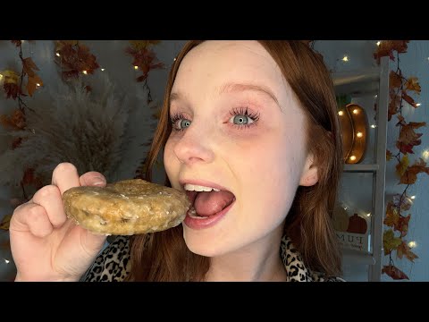 ASMR eat breakfast with me MUKBANG 🍩🎀