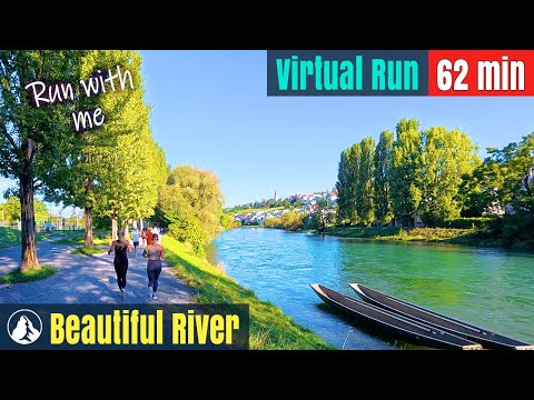 🏃‍♀️🏃‍♂️ Urban Escape: Limmat Riverside Paths of Zurich | 🇨🇭 Virtual Run #141