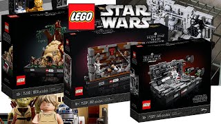 All LEGO Star Wars 2022 18+ Sets OFFICIALLY REVEALED!! | LEGO Dagobah, Trench Run, & Trash Compactor