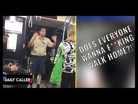Bus Driver LOSES IT On Passenger