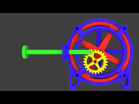 Rotary piston mechanism