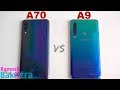 Samsung Galaxy A70 Vs Galaxy A9 2018 SpeedTest And Camera Comparison