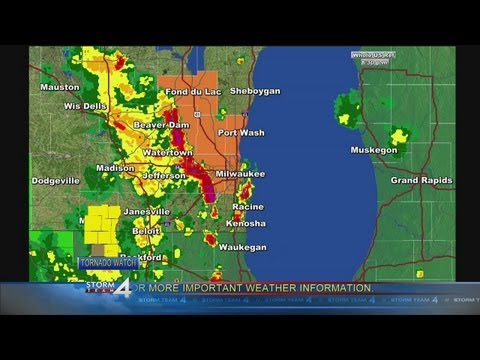 Storm Team 4: Severe Thunderstorm Warnings, Tornado Watch for Southeast Wisconsin until 1 a.m.