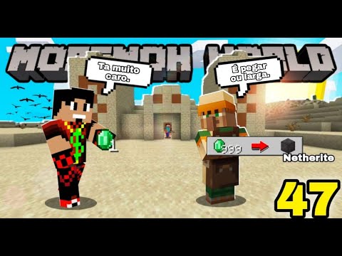 O VILLAGER MAIS CARO - MINECRAFT PE - Morenoh World #47