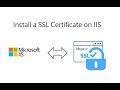 Install a SSL Certificate on IIS