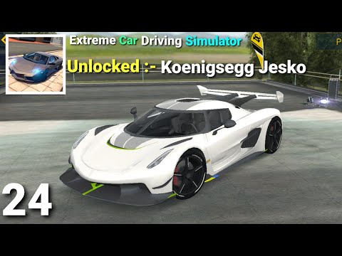 Koenigsegg Jesko Unlocked in Extreme Car Driving Simulator [24 fps HD Graphics]