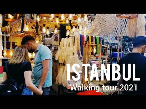 🇹🇷Excursão a pé em Istambul pelo Bazar (Misir Çarsisi) Eminönü Fatih [Viagem Turquia]