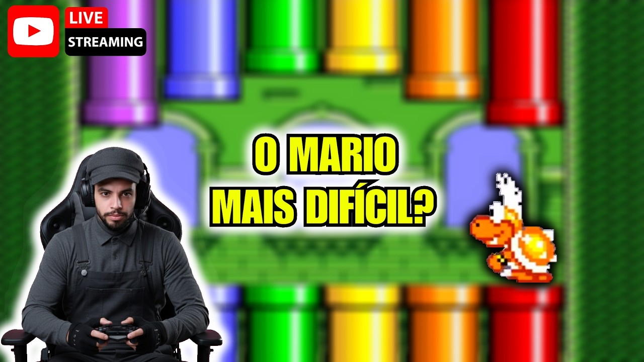 SERÁ QUE DÁ PRA ZERAR? 🎮 Super Mario World Lost Paths (live) #supermario #mario mario