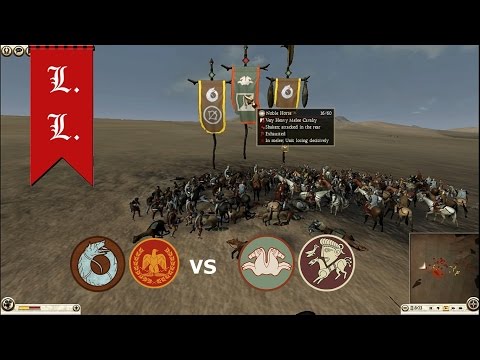 Rome II Total War - Online gameplay - 2vs2 Getae, Rome vs Suebi, Tylis (#21)