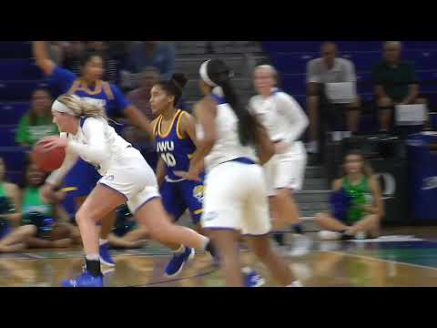 HIGHLIGHTS: Wingate Scores Career-High 28 In @FGCU_WBB Win Over Johnson & Wales