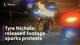 Tyre Nichols cries for mother in footage released of police attack