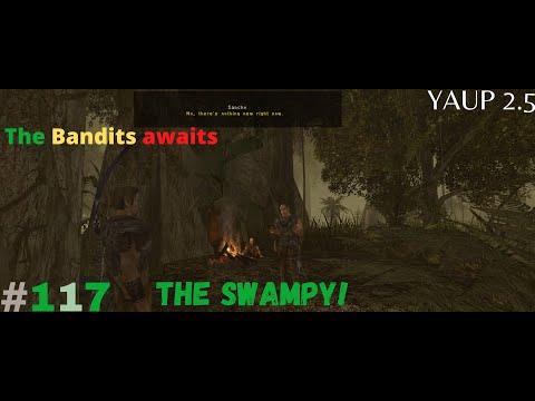 Let's play Gothic ll Gold with YAUP 2 5 part 117 it's Official the Bandits in the swamp