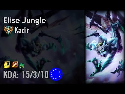 Elise Jungle vs Graves - Kadir - EUW Challenger Patch 6.9