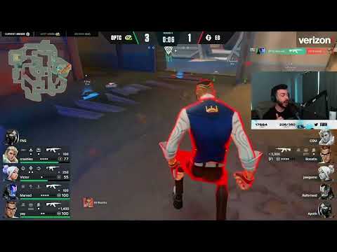 Optic 4 Stacking For 1 Player | OpTic Gaming VS Evil Geniuses | Valorant