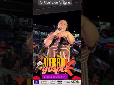Valquíria cantou em Ribeira do Amparo