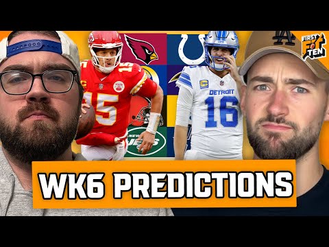 Predicting EVERY Game of NFL Week 6!! | First And Ten