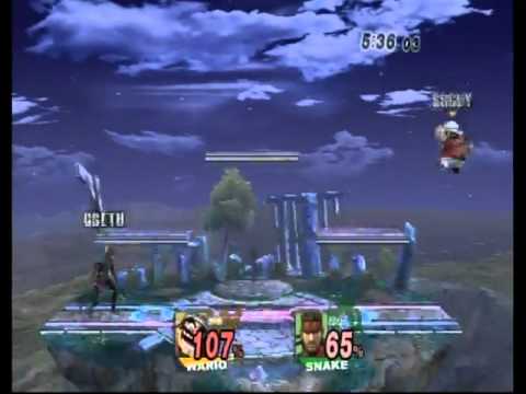 Mechmainiac (Snake) Vs SSGuy (Wario) Nub Academy  (1)