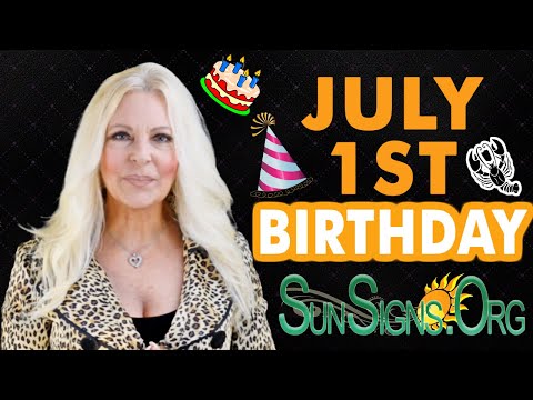 ♋️ Born On July 1 - Happy Birthday - Today's Zodiac Horoscope Personality - SunSigns.Org