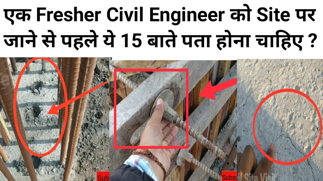 15 Technical Every civil Engineer must Know | Practical Training Live