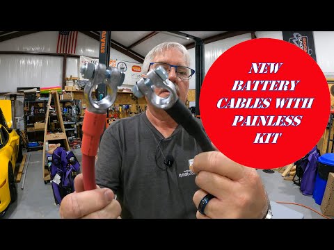 Building New Battery Cables With A Painless Kit #cars #diy #automobile
