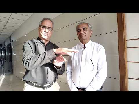 Today's visit of R.H. Kothari at SADBHVNA VRIDDHASHRAM, RAJKOT