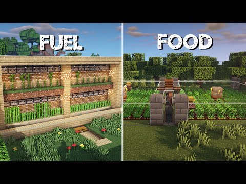 ULTIMATE Minecraft Building! CRAZY Survival Farms Tutorial!