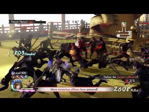 Samurai Warriors 4-II | Survival Mode - Level 100 - Kunoichi - No Rage Mode - Near-Max Custom Weapon