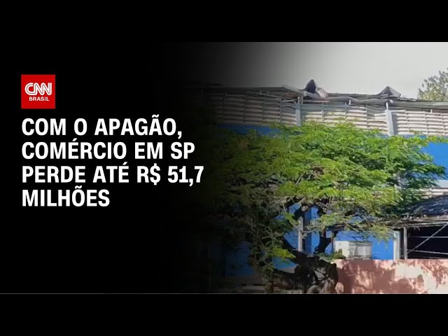 Comércio em SP perdeu até R$ 51,7 milhões com falta de energia, diz ACSP | LIVE CNN