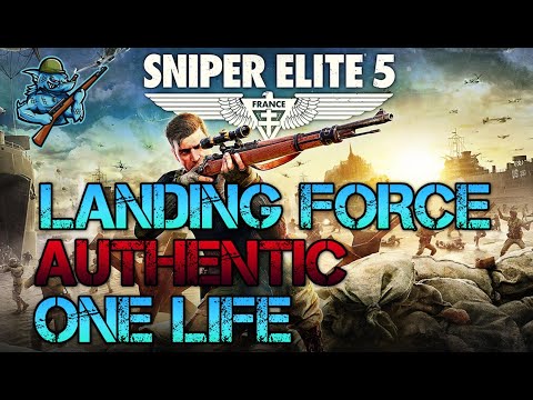 Landing Force | Authentic | One Life | ALL Objectives | Stealth | Sniper Elite 5 | DELISLE IS EPIC