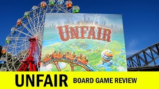 Unfair Board Game Review & Runthrough