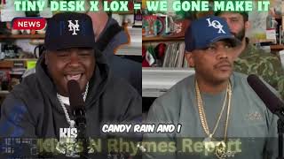 "We Gonna make it" The LOX play The Tiny Desk with Live Band 