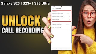 Unlock the Hidden Feature: Record Calls on Samsung Galaxy S23 Ultra - Easy Guide