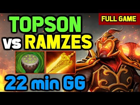 TOPSON Spamming Ember in Solo Ranked like Crazy - EASY GAME