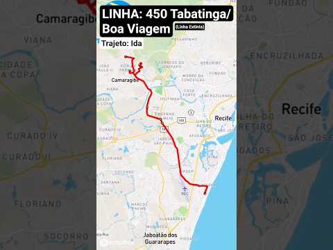 LINHA: 450 Tabatinga/Boa Viagem (LINHA EXTINTA) #travelboast #tabatinga #boaviagem #shorts