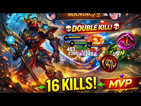 👉 Alpha 16/1/10 😱 OP Gameplay | Double Kill | MVP | MBBL 