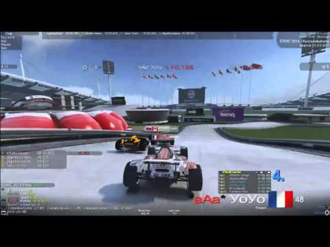 ESWC Trackmania² 2014 Final: spam vs tween vs Carl Jr vs YoYo (HD)
