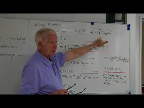 Die de-Broglie-Wellenlänge