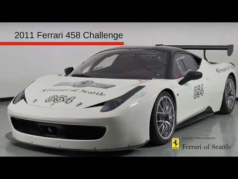 2011 Ferrari 458 Challenge Evo Start Up and Walk-Around