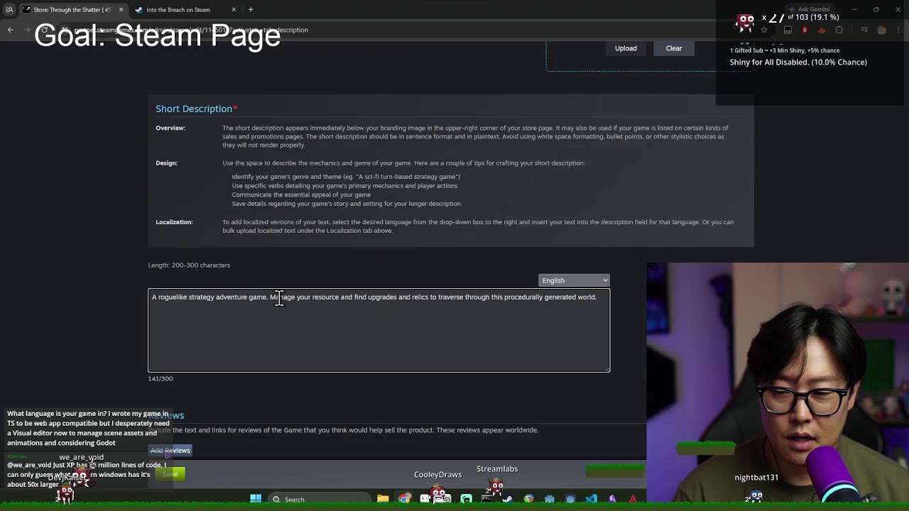 [Live] Solo Game Dev on Godot | Ask Anything! | co-work & chat !donation