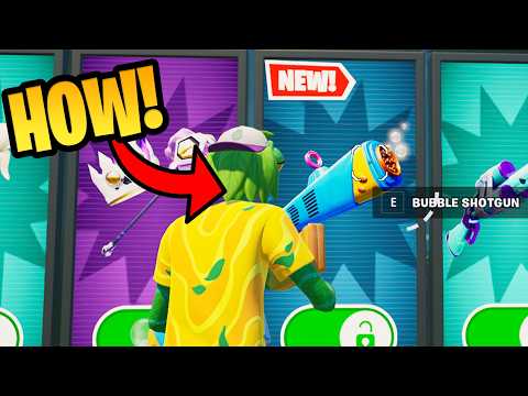 How To Get NEW Bubble Shotgun in 1vs1 with every gun Fortnite