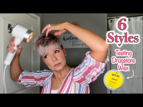 Testing Drugstore Wax on My New Pixie 💥 6 Looks, 1 Cut