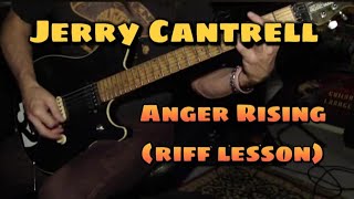 Jerry Cantrell - Anger Rising (EASY TO LEARN riff lesson)