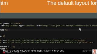 [CH v1.1.3] How to add the Fomantic-UI CSS framework to your Winter CMS website.
