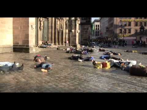 Flashmob Nürnberg Lorenzkirche 12.04.2011