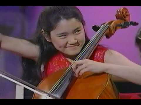 13-yr old Han-Na Chang plays Haydn at The Kennedy Center 25th Anniversary Celebration (1996)