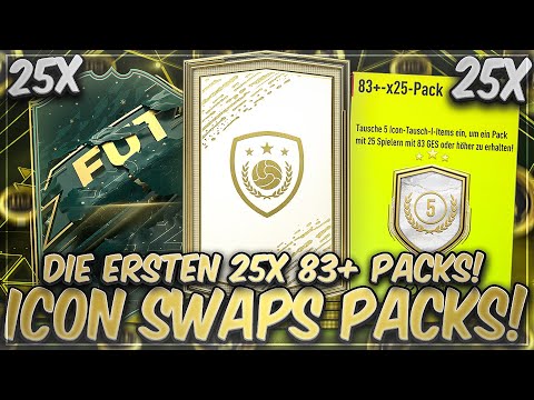 ENDLICH DIE ERSTEN 25x 83+ WINTER WILDCARDS ICON SWAP PACKS IN FIFA 22